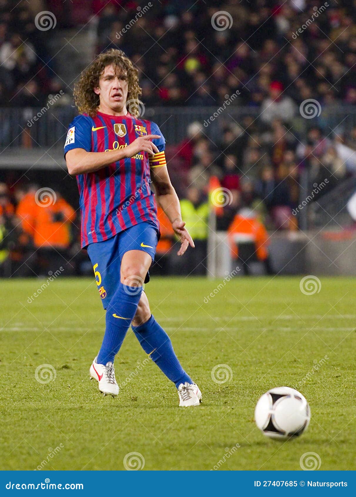 Carles Puyol editorial image. Image of goal, ball, puyol - 27407685