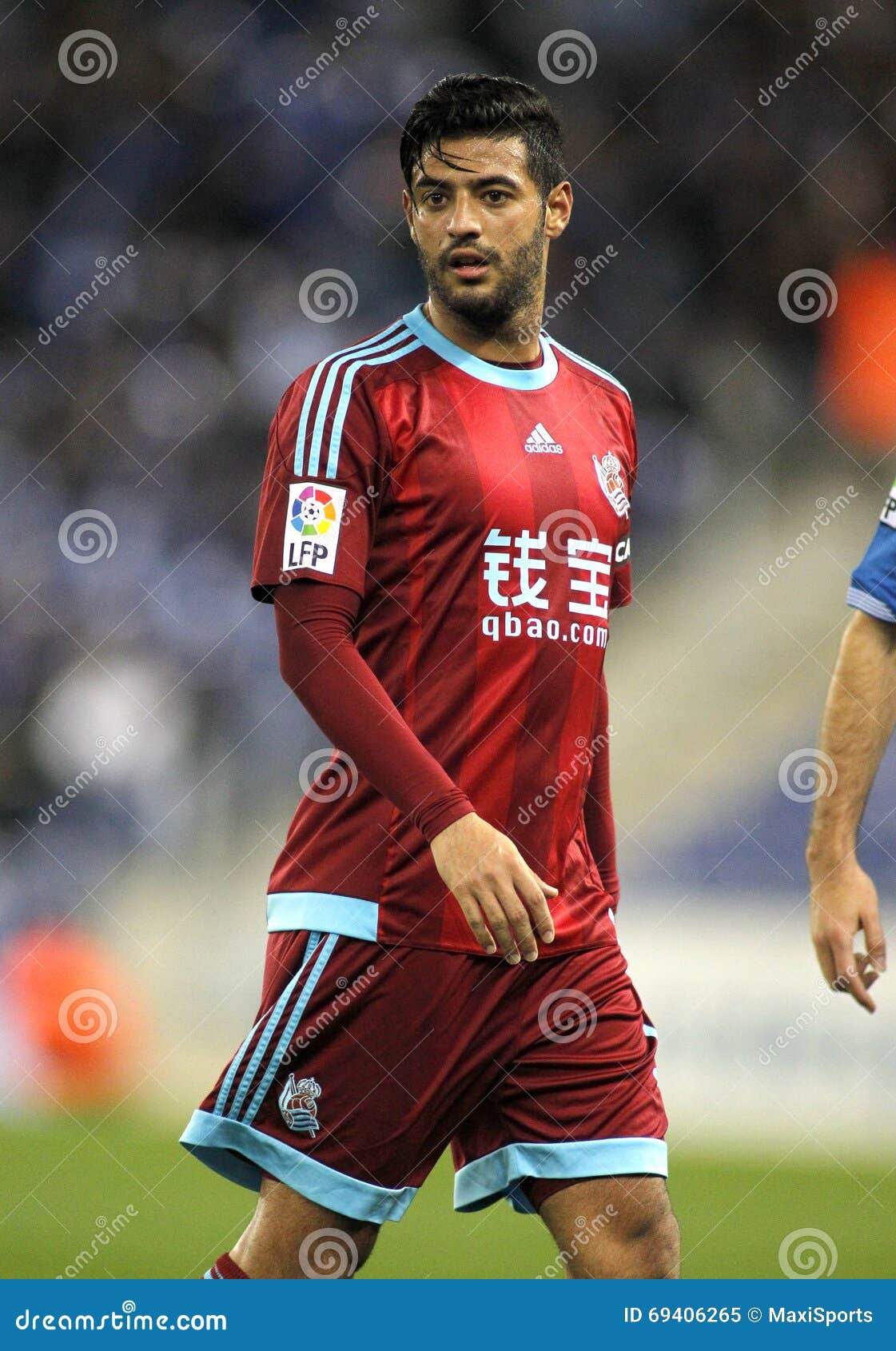 Carlos Vela of Real Sociedad Editorial Image - Image of league, europe