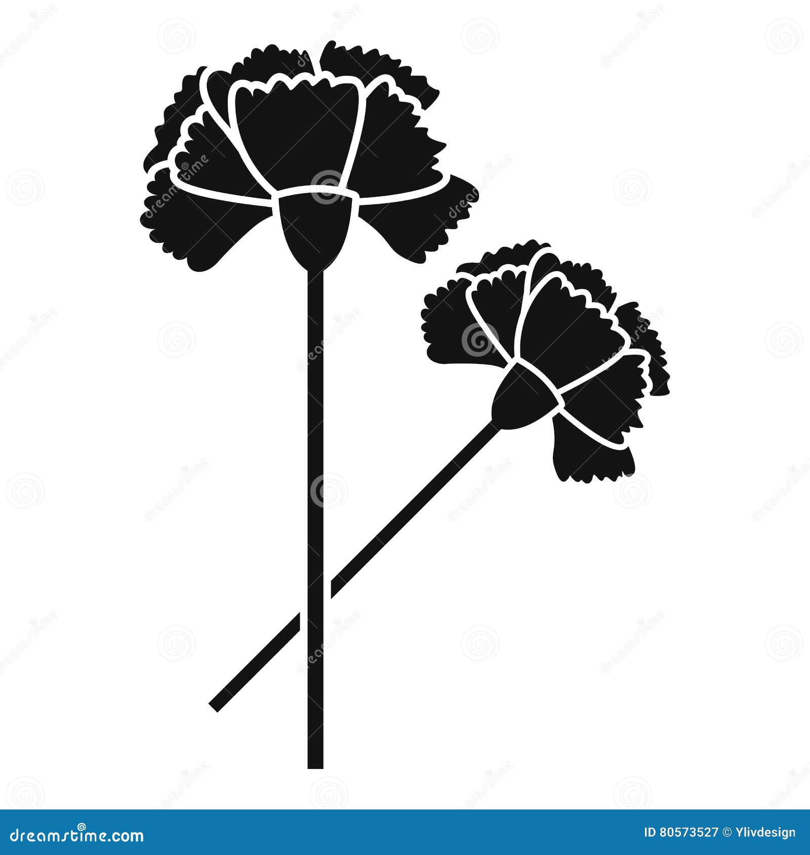 Carnation Icon. Trendy Carnation Logo Concept On White Background From