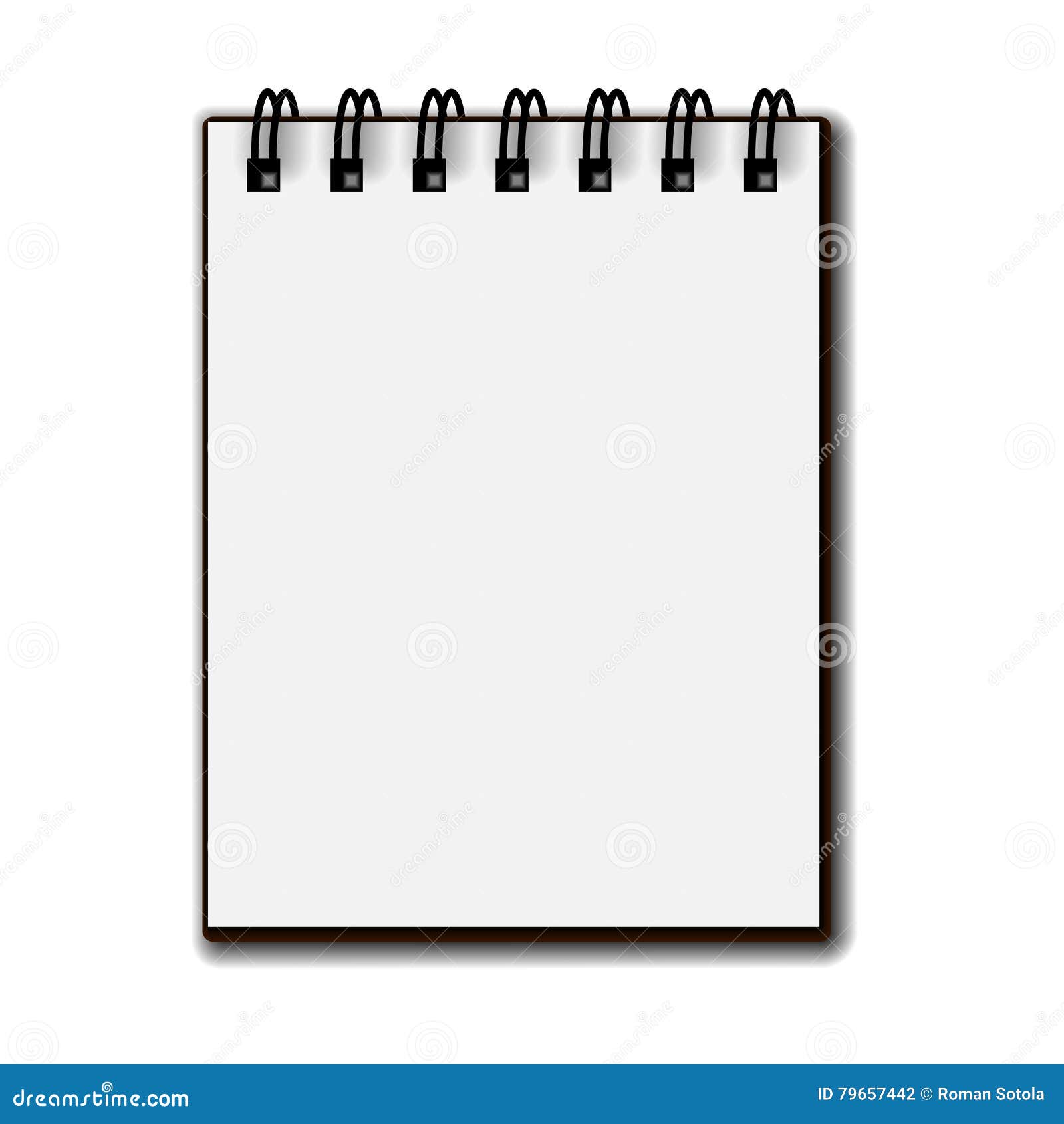 Carnet de notes Graphic blanc