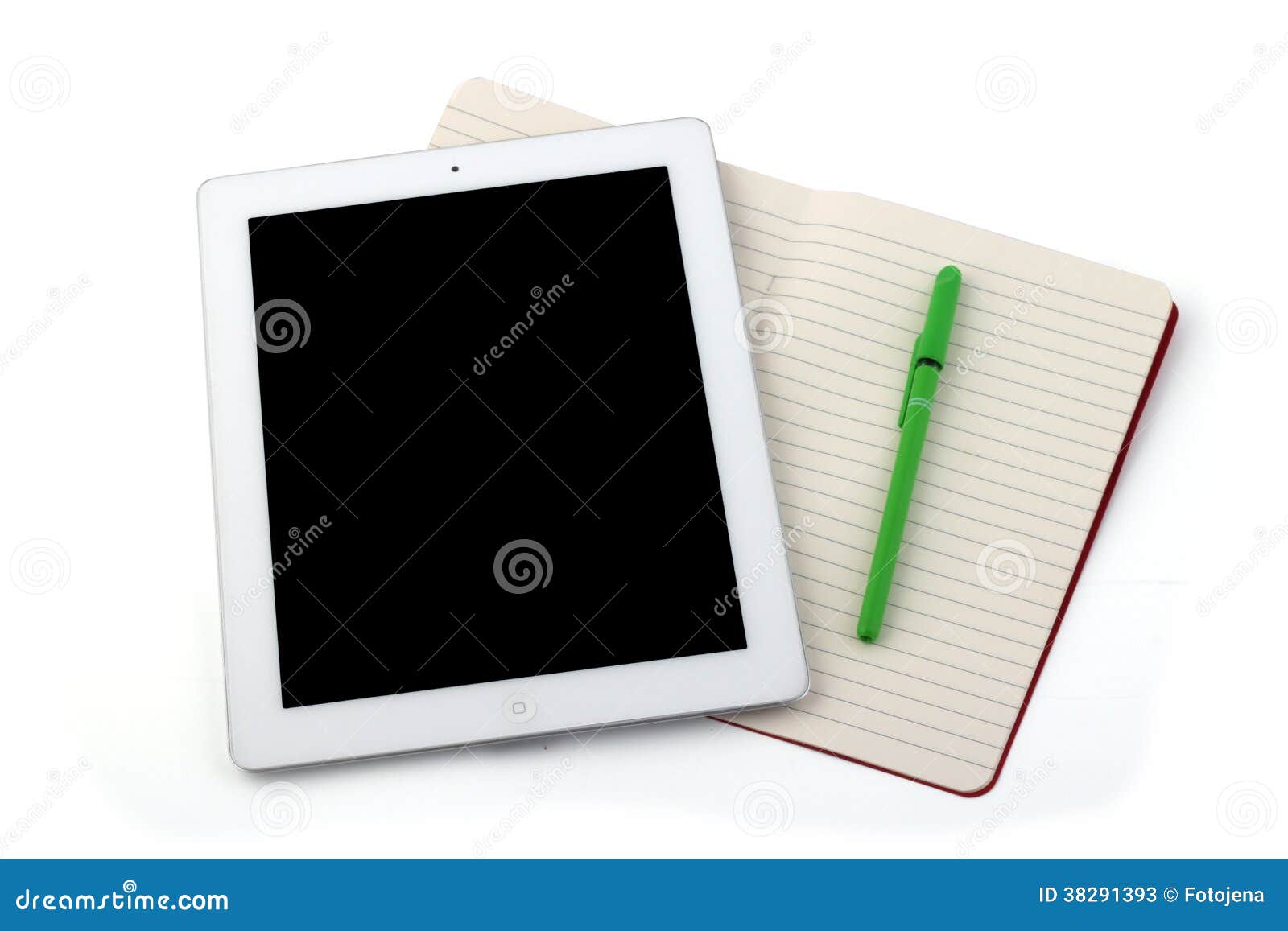 Et Crayon De Tablette Image stock Image du datte, livre 38291393