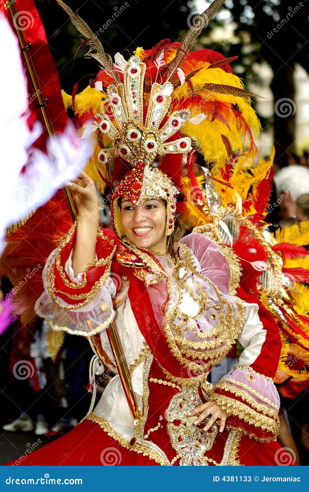 Carnevale brasiliano. immagine stock. Immagine di brasile - 4381133