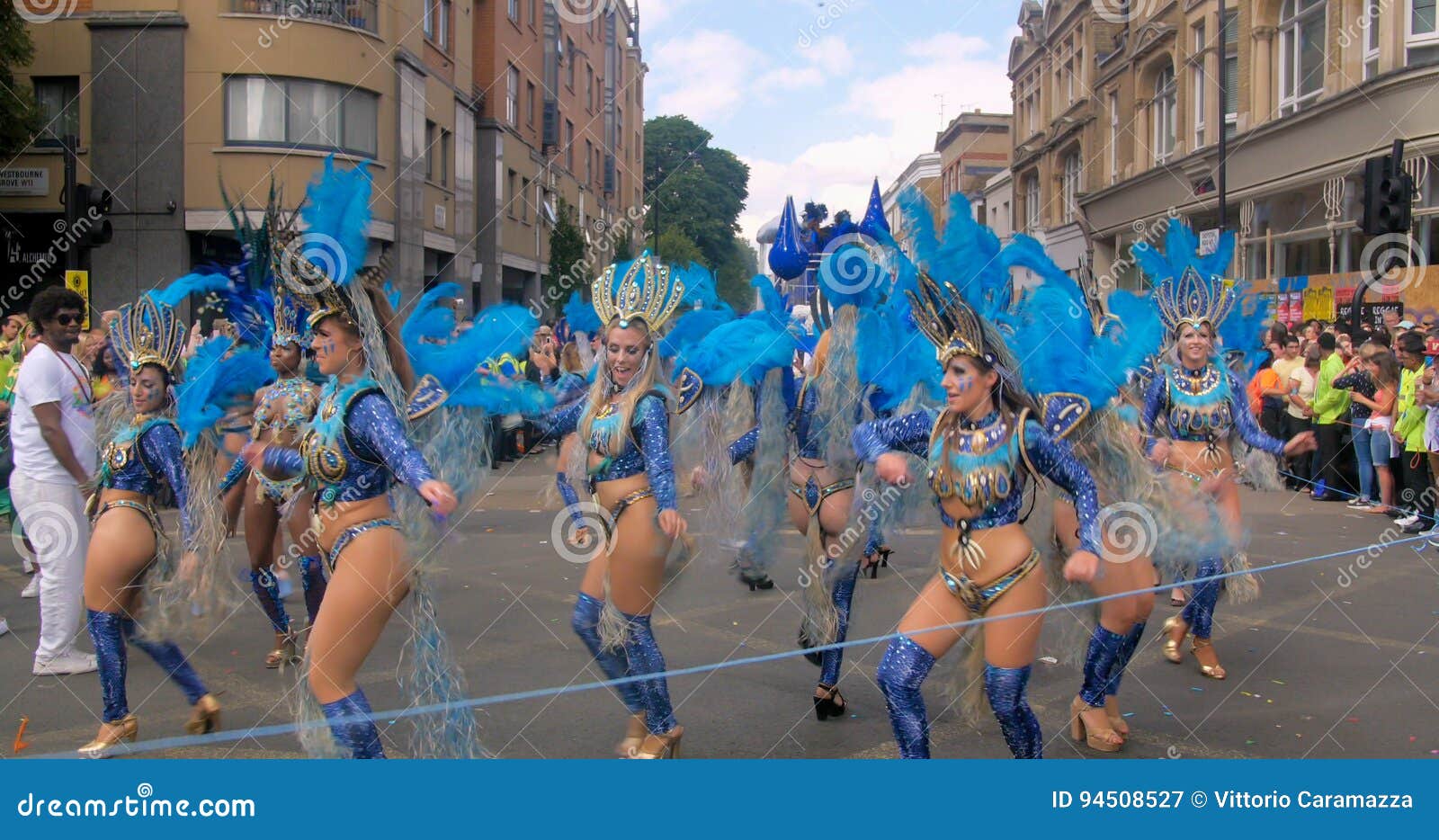 Carnevale Di Londra, Notting Hill Parata Dei Costumi Di Ann Dei