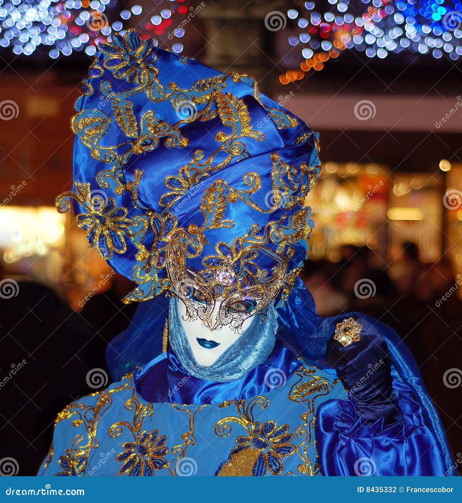 Una mascherina del carnevale di Venezia