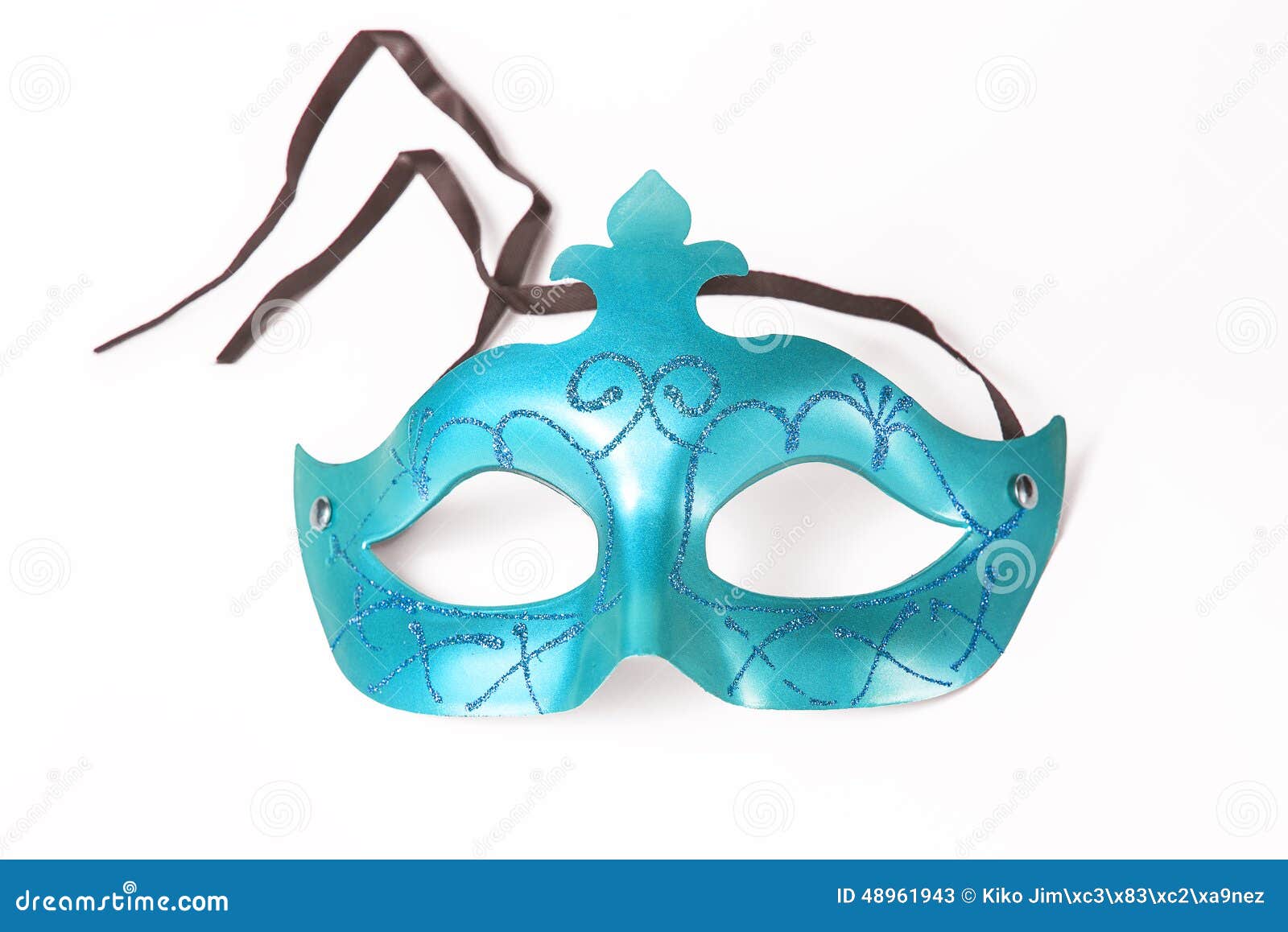 carnival blue mask