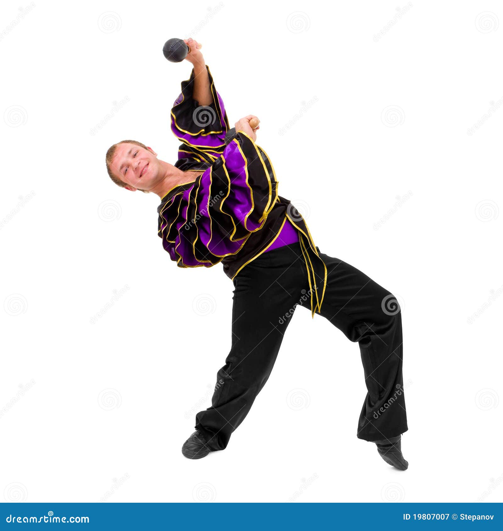 Carnival Dancer With The Maracas Royalty Free Stock Photography Image