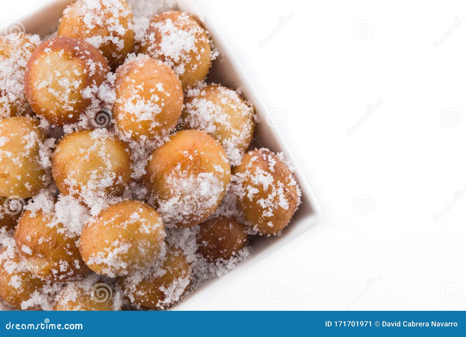 carnival fritters or buÃÂ±uelos de viento for holy week