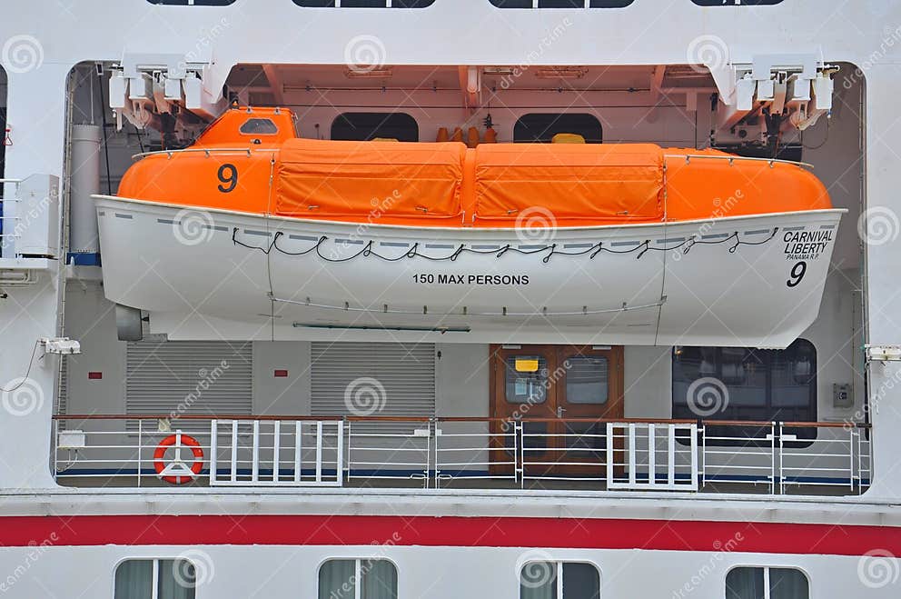 cruise line lifeboat