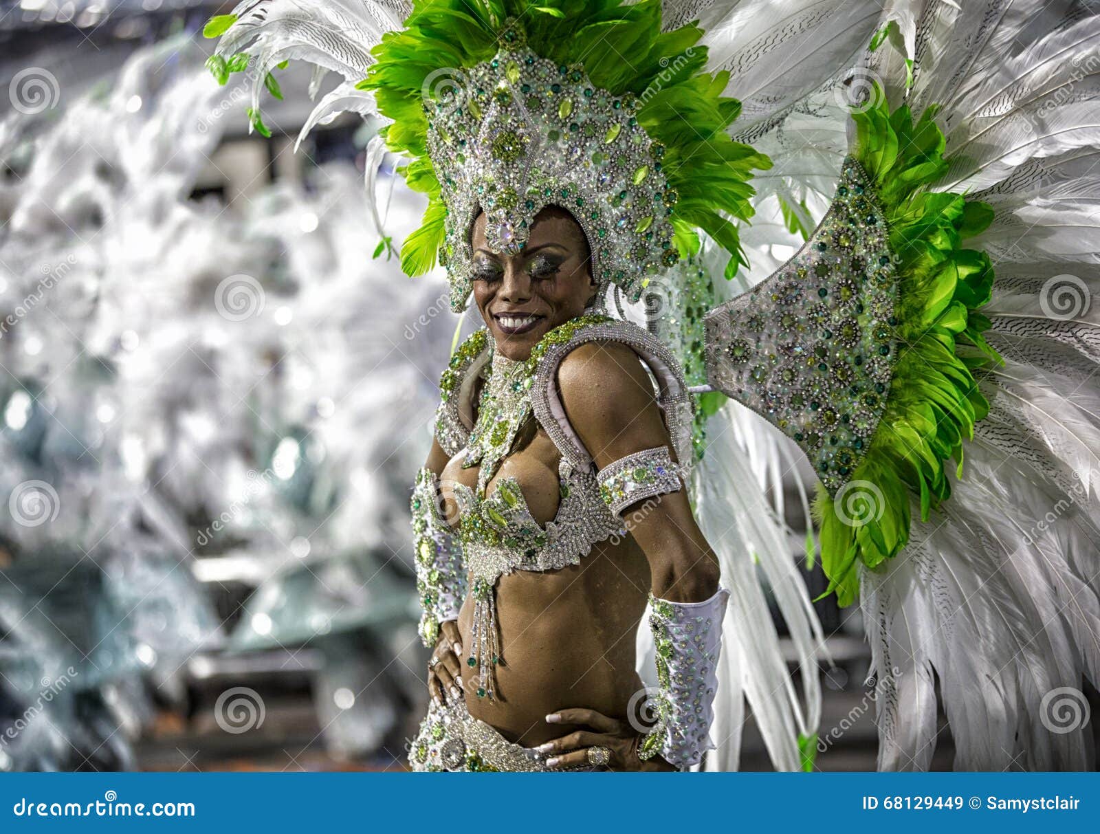 Carnival Muse Samba Dancer Brazil Editorial Stock Image - Image of  american, creativity: 68129449