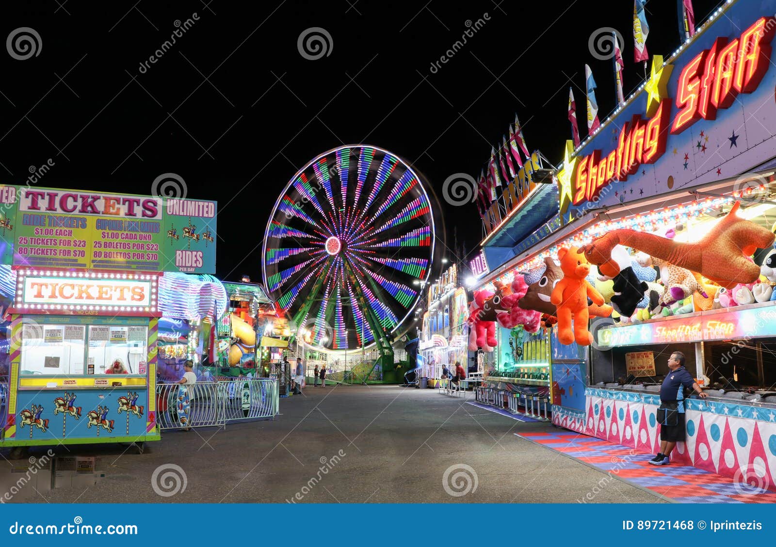 Carnival Photography State fair Night Photo Digital download Hammerhead Amusement Park Fine art Printable art Carnival photo