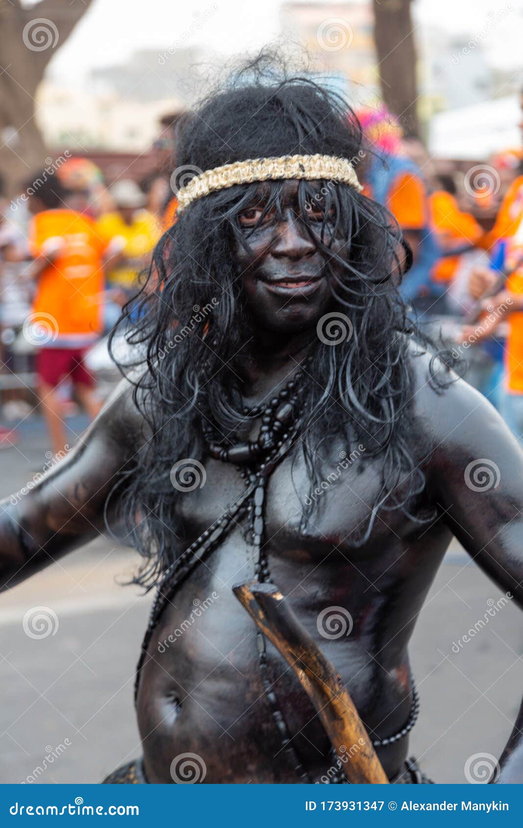 The Annual Carnival in the Capital in Cape Verde, Praia. Editorial