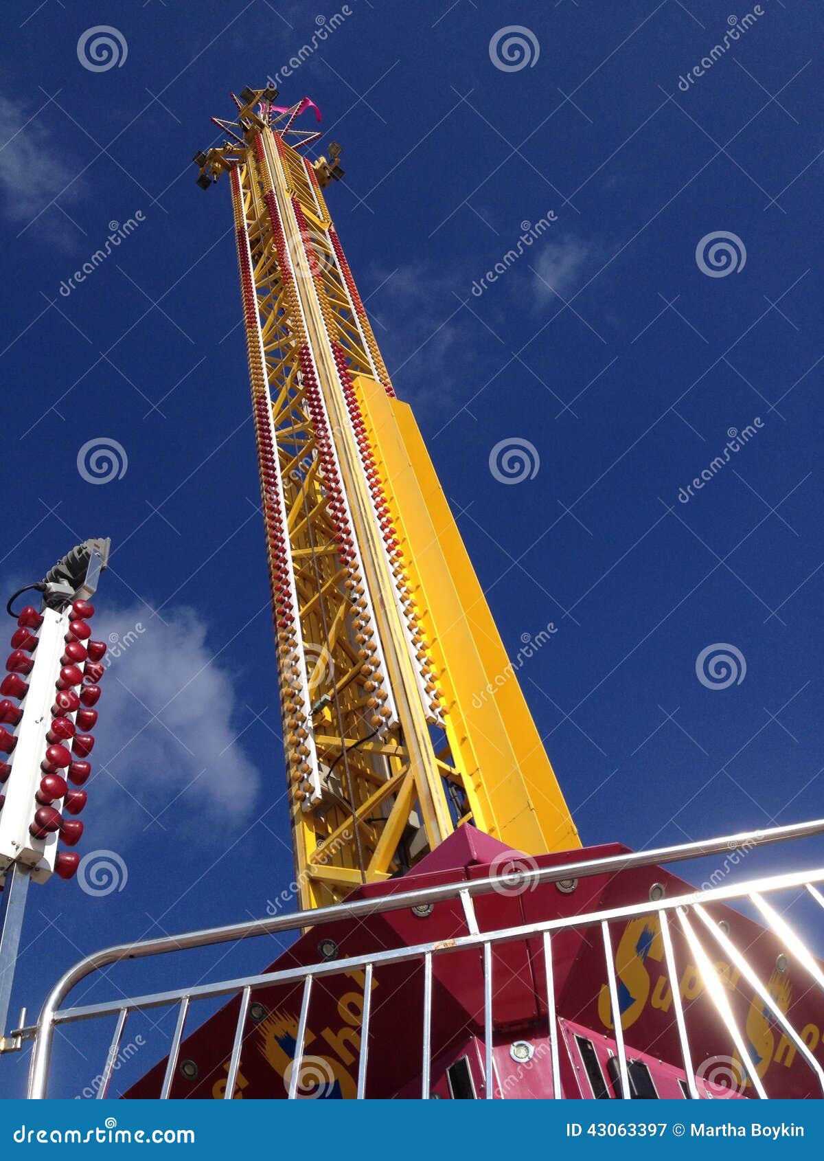 Carnival Ride Super Shot Stock Image Image Of Drop Fair
