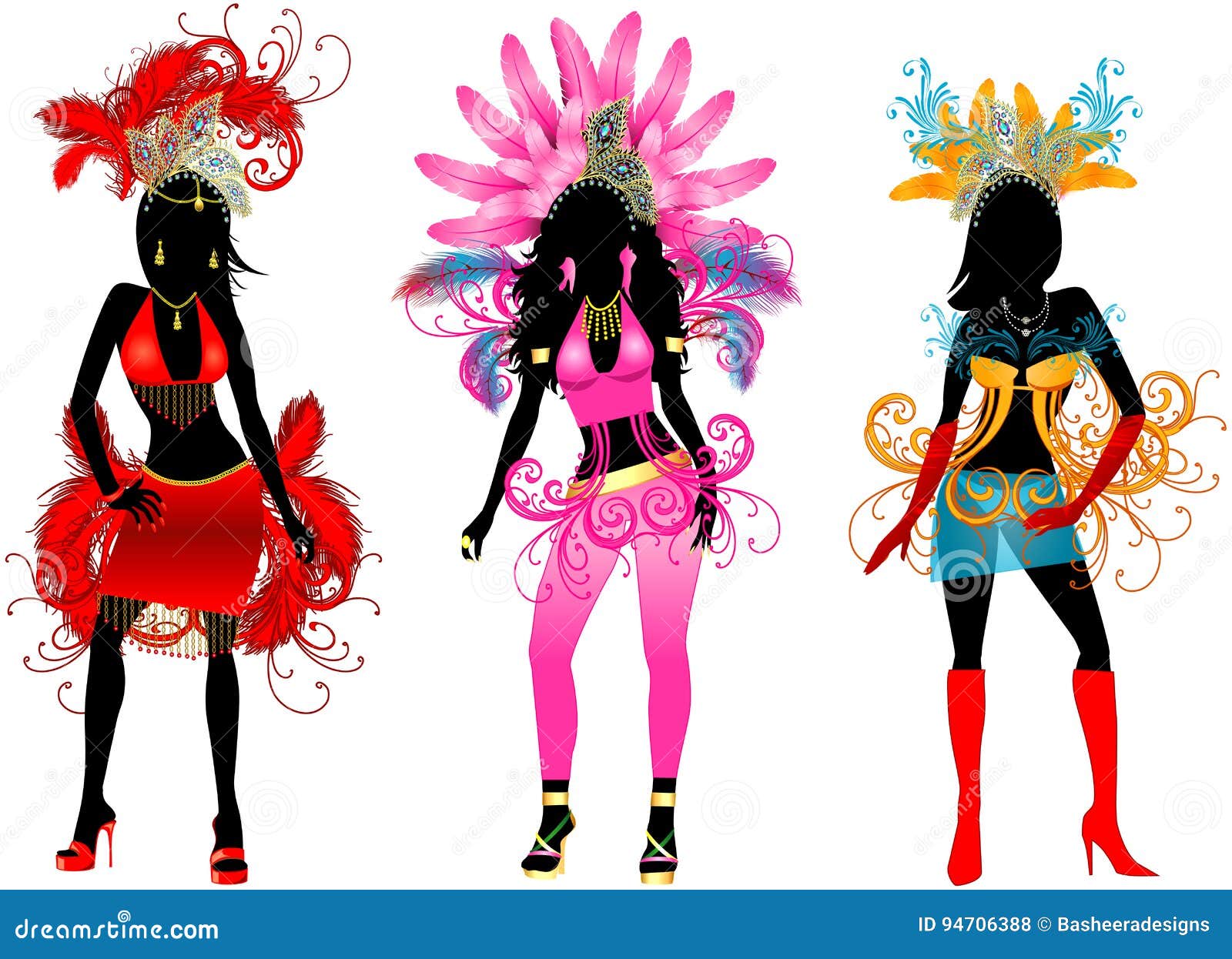 carnival silhouettes 3