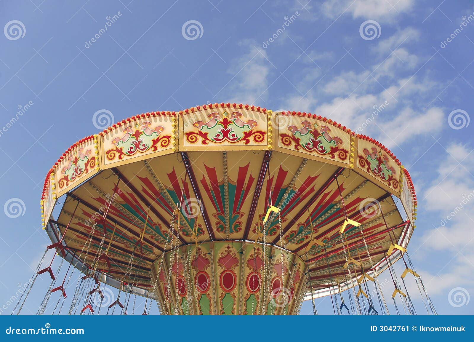 Carnival Swings stock image. Image of fast, funfair, amusement 3042761
