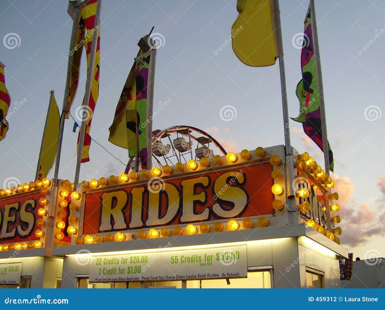 Carnival ticket booth stock photo. Image of park, booth 459312