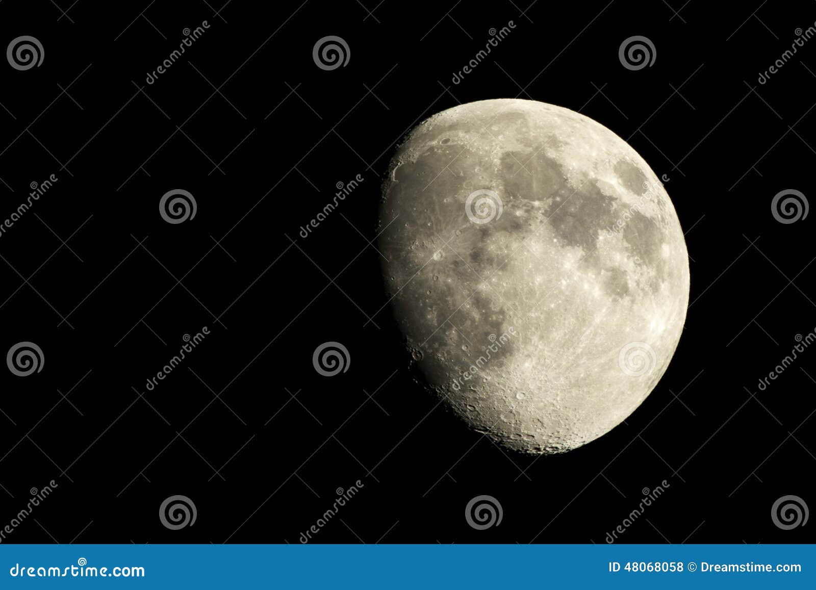 Carolina Moon in the Night Sky Stock Photo Image of carolina, lunar