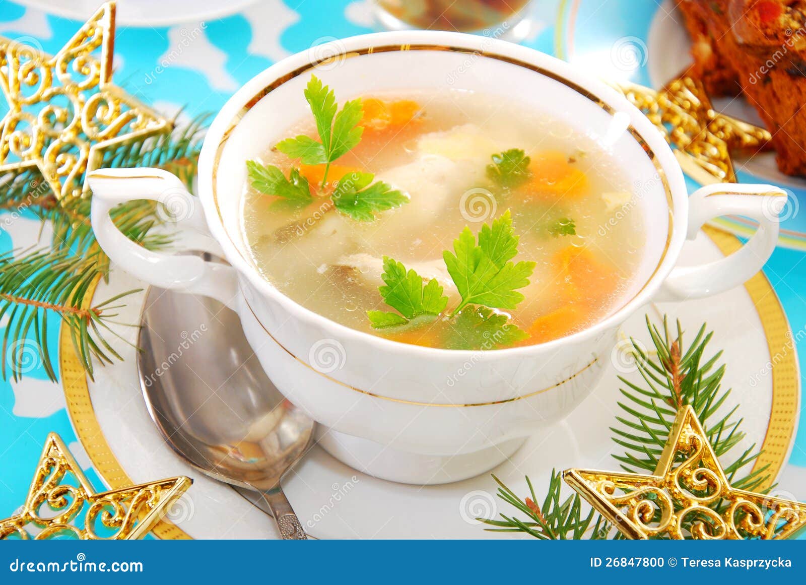 Carp Fish Soup for Christmas Stock Photo Image of clear, appetizing