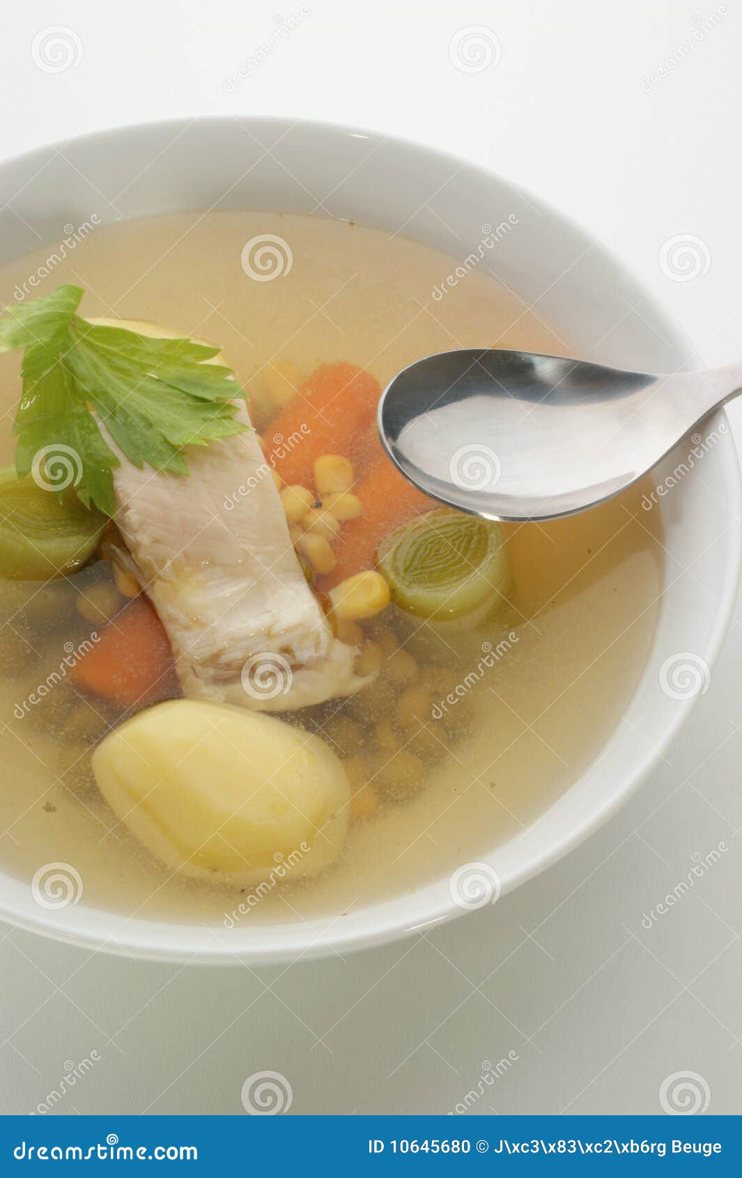 Carp Fish Soup with Organic Herbs Stock Photo Image of fresh, fish