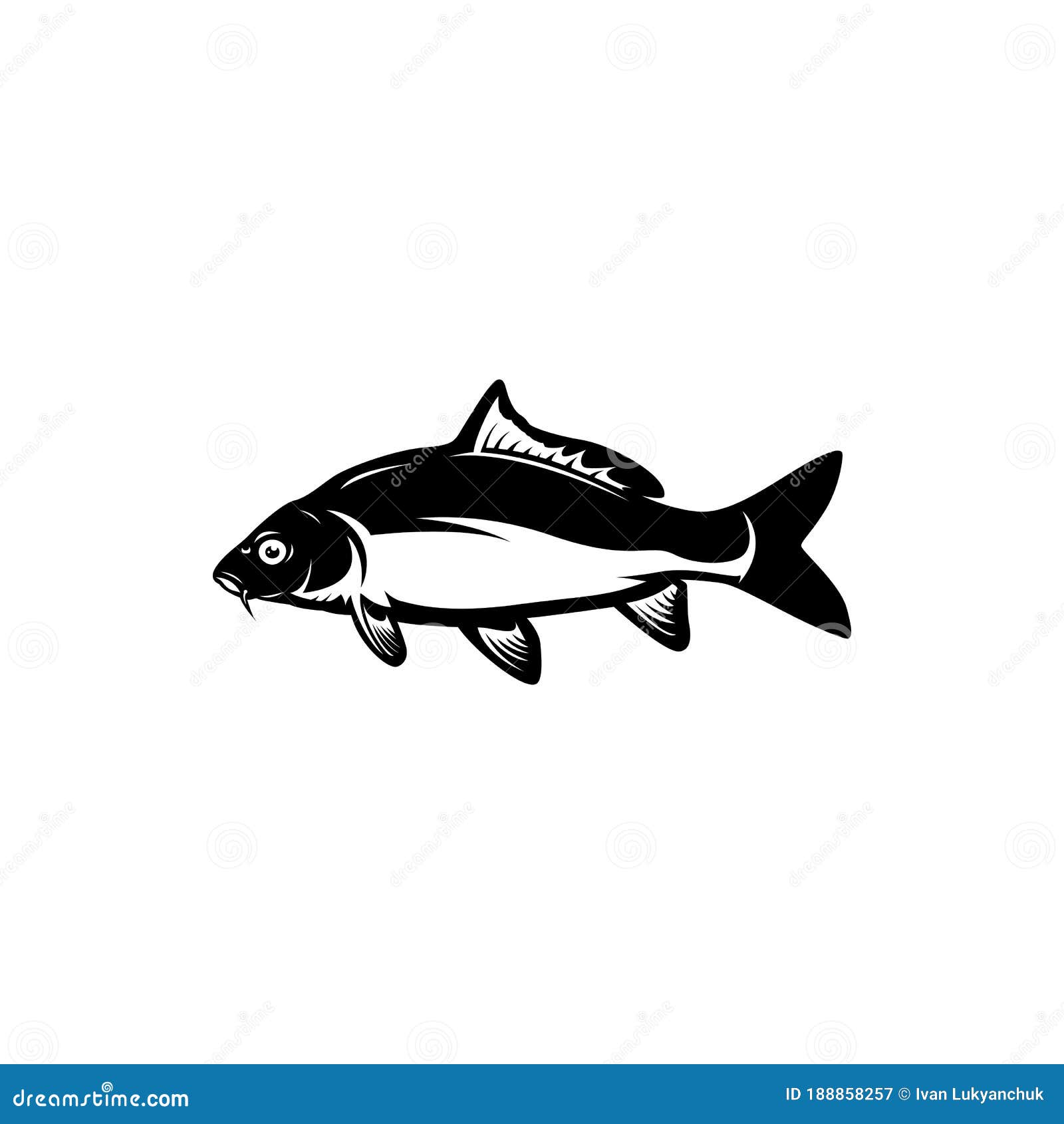 Download Carp fishing, fish logo stock vector. Illustration of ...