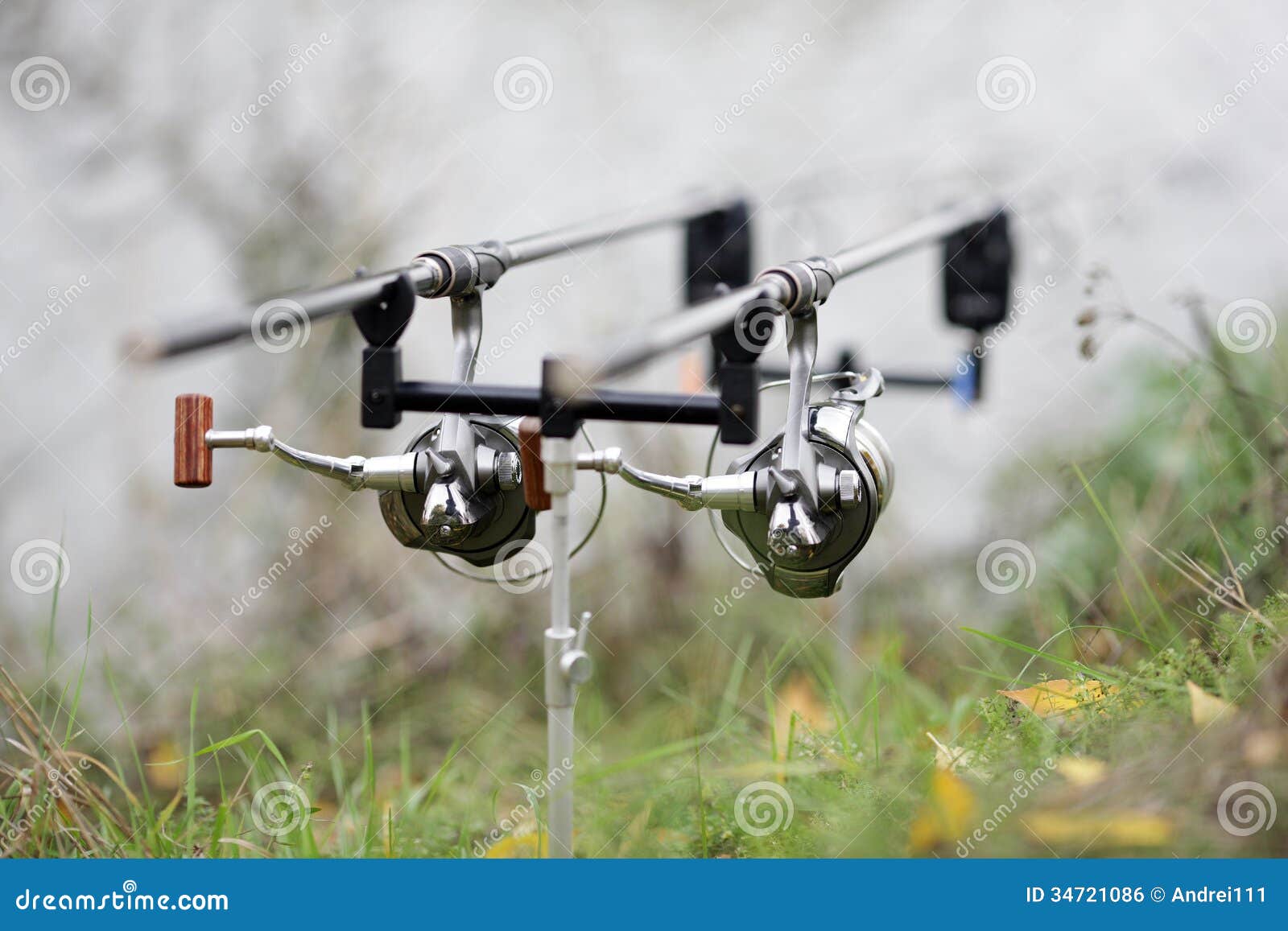 Carp rod pod stock photo. Image of backgrounds, lake - 34721086