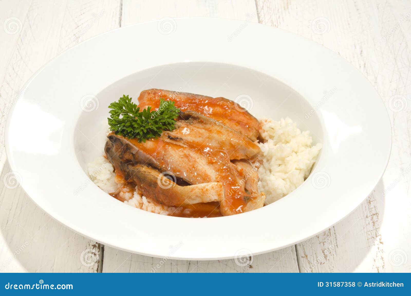Carp soup with cooked rice stock photo. Image of healthy 31587358