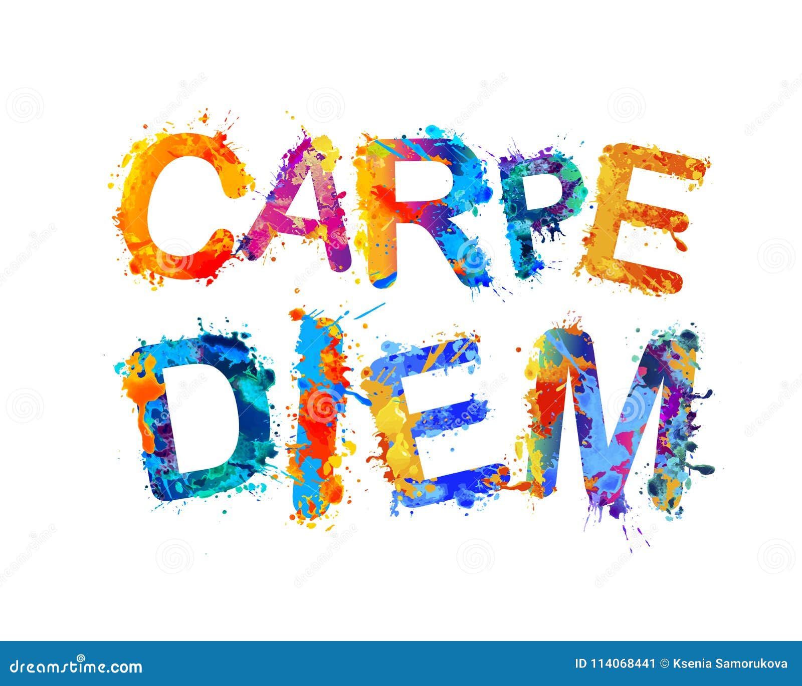 Carpe Diem Stock Illustrations – 580 Carpe Diem Stock