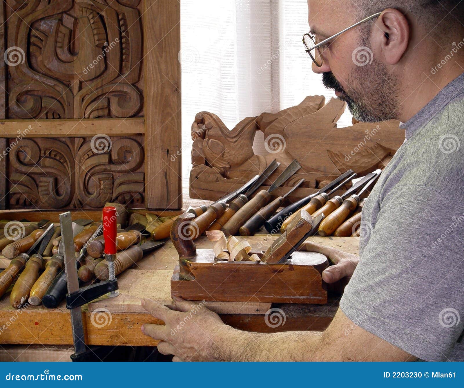 Carpenter stock photo. Image of tool, artisan, wood, maker 