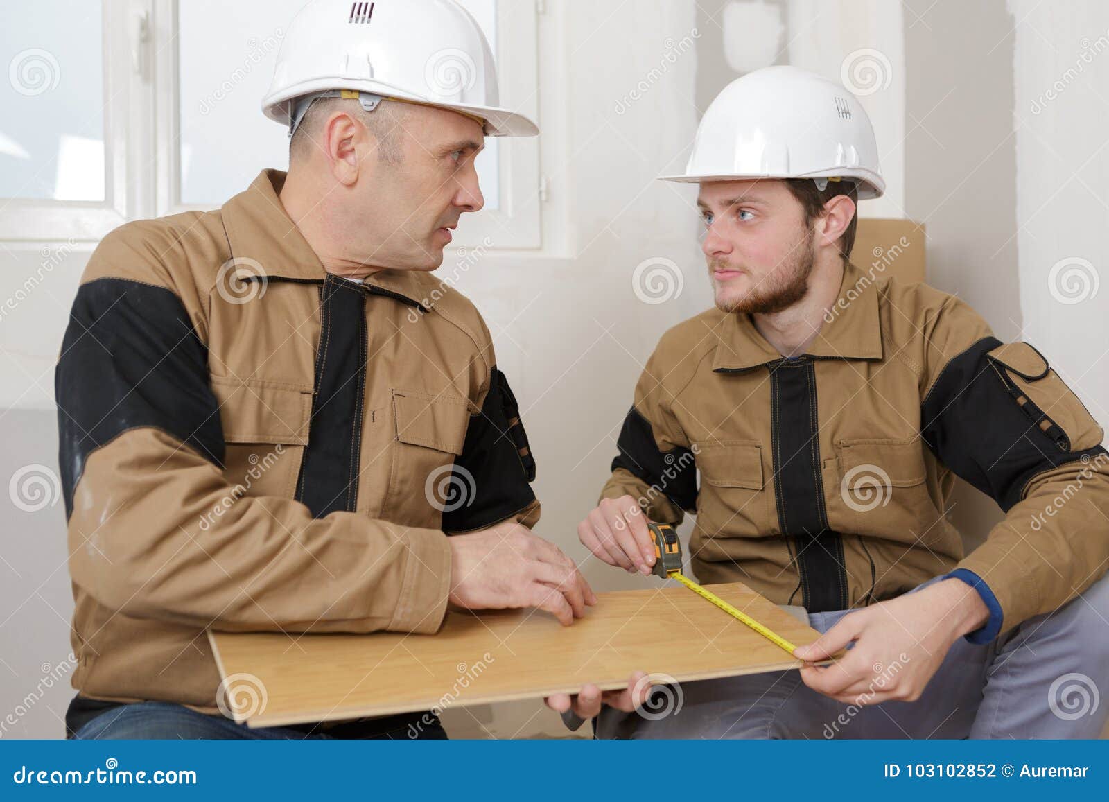 Carpenter Apprentice Measurement Plank Stock Photo Image of home, measurement 103102852