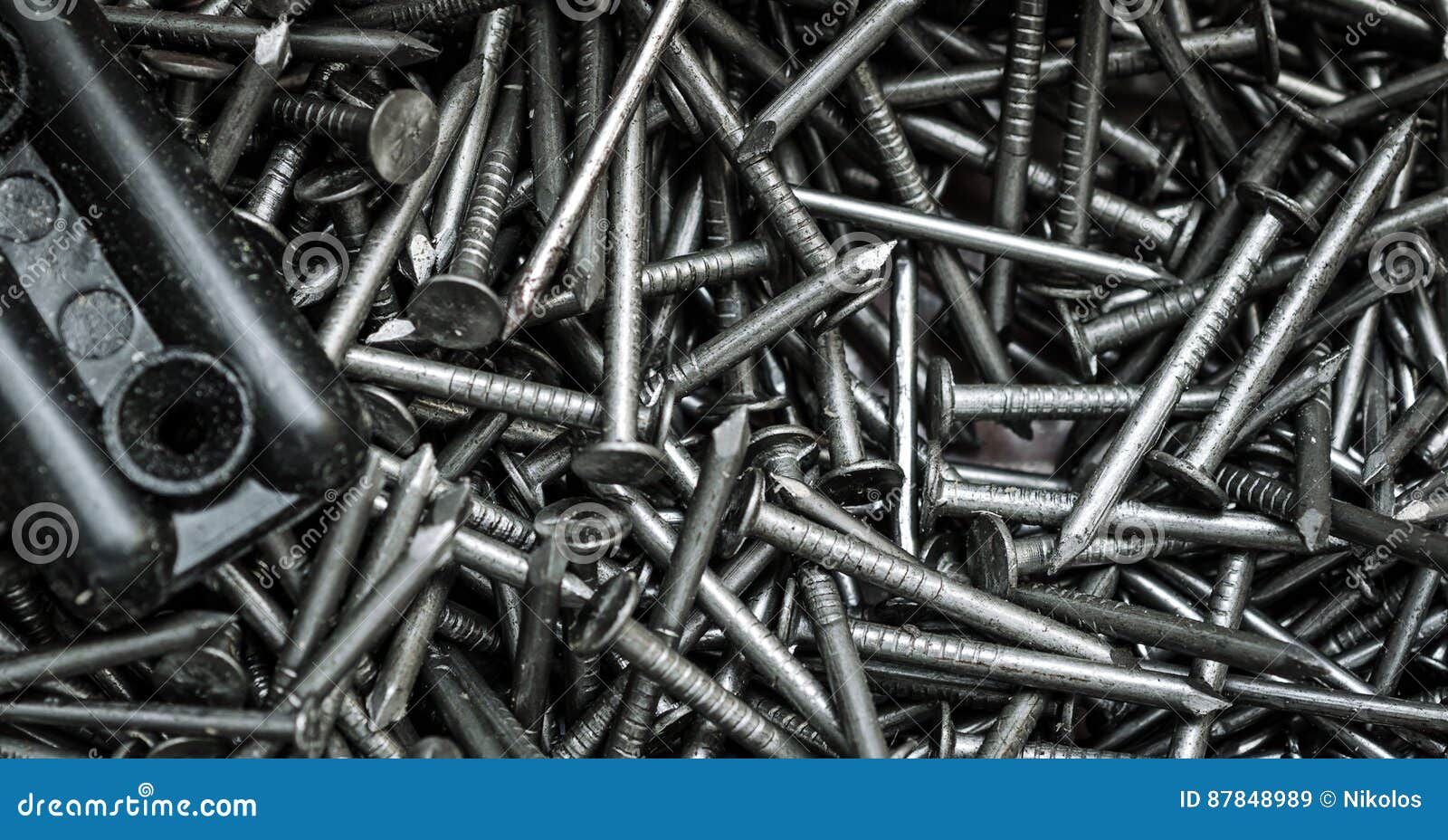 Carpentry nails stock image. Image of carpentry, close 87848989