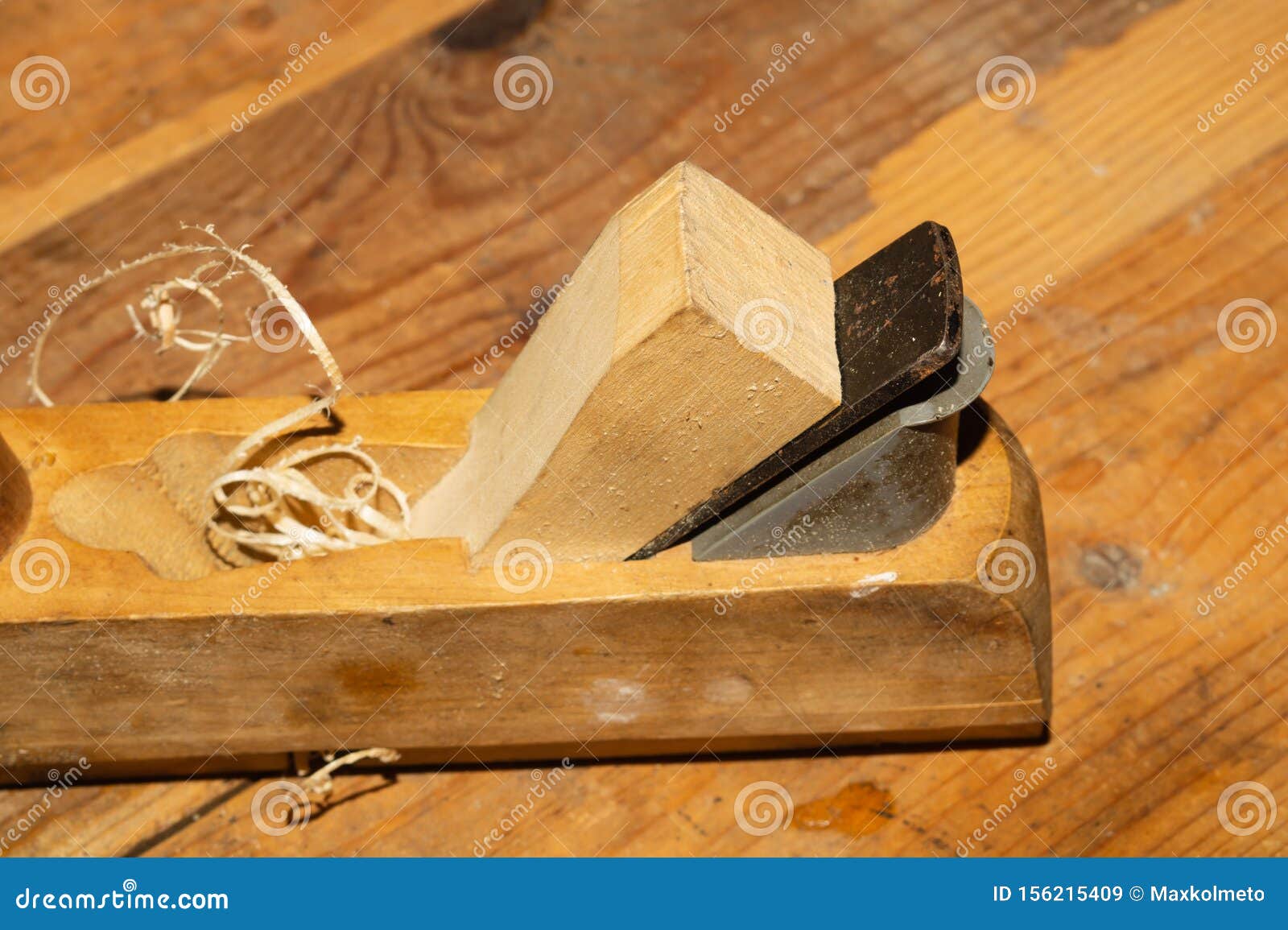 Carpentry Plane Jointer Close Up Woodworking And Crafting Tools Hand Tools Working Instrument Stock Image Image Of Board Handyman 156215409