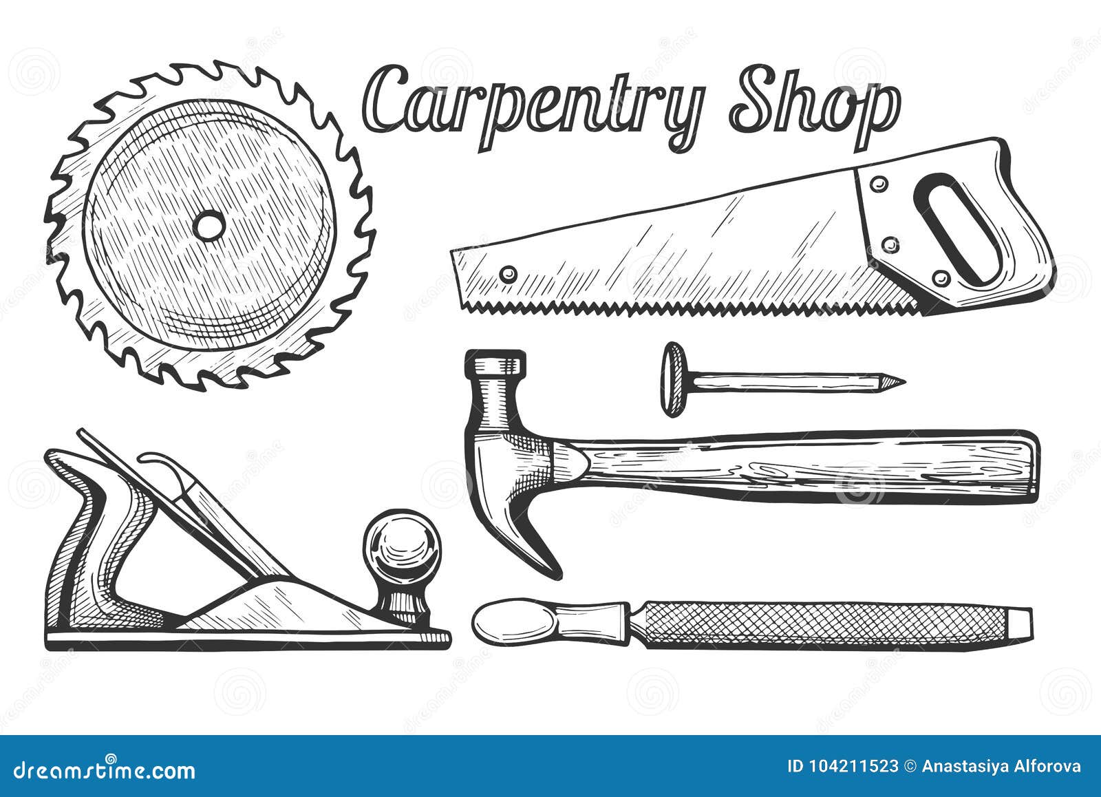 Carpentry Stock Illustrations â€