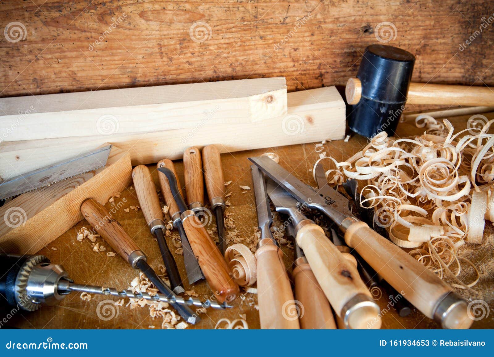 Carpentry Tools Still Life Stock Image Image of blade, industrial