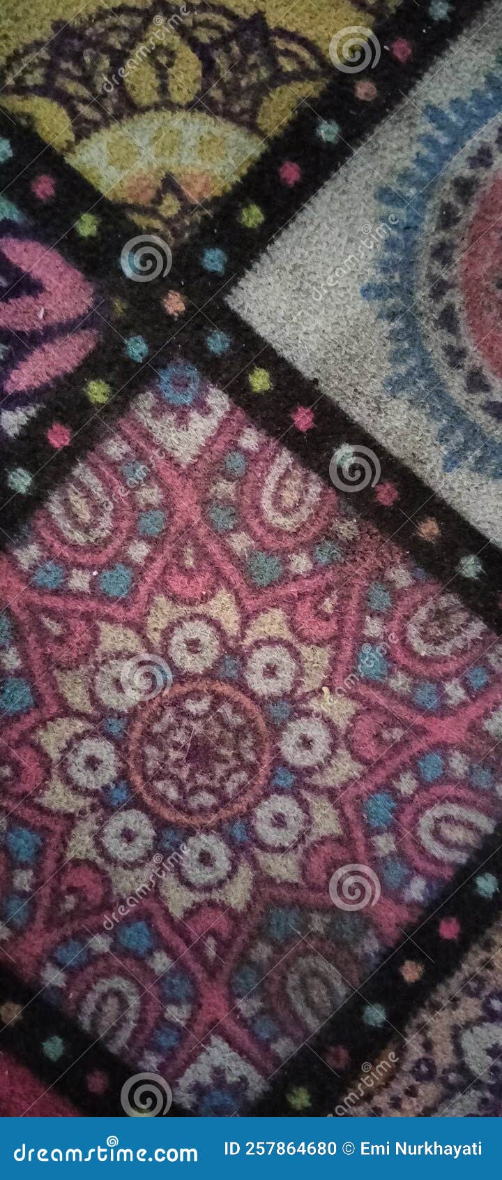 Carpet with Beautiful Motifs Stock Photo Image of design, mosaic