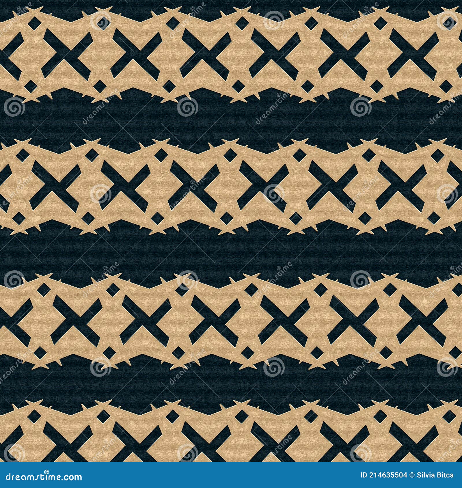 Carpet Boho Style Ethnic Design Pattern with Ornamental Elements. Stock