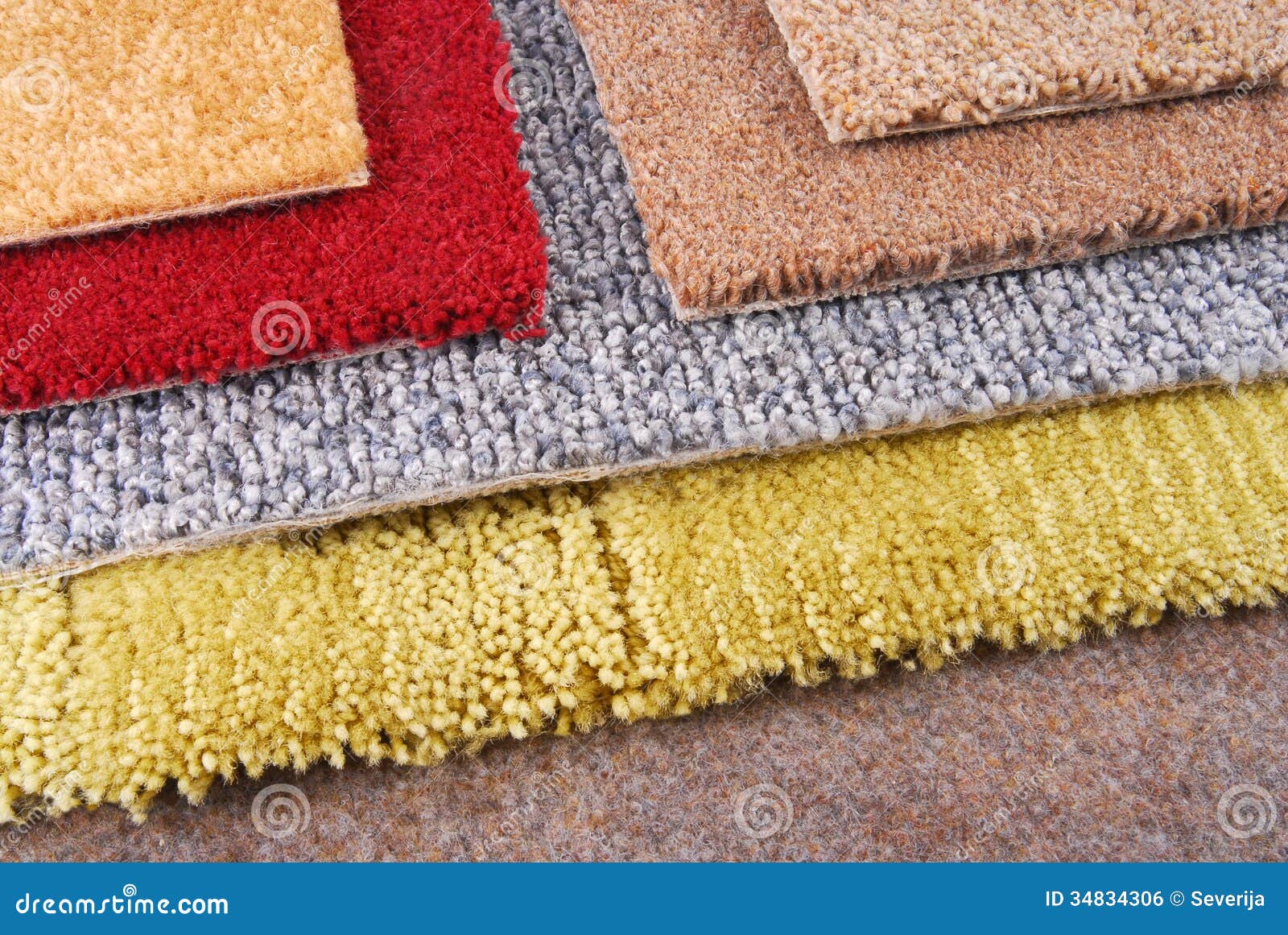 Carpet choice for interior stock photo. Image of exemplary 34834306