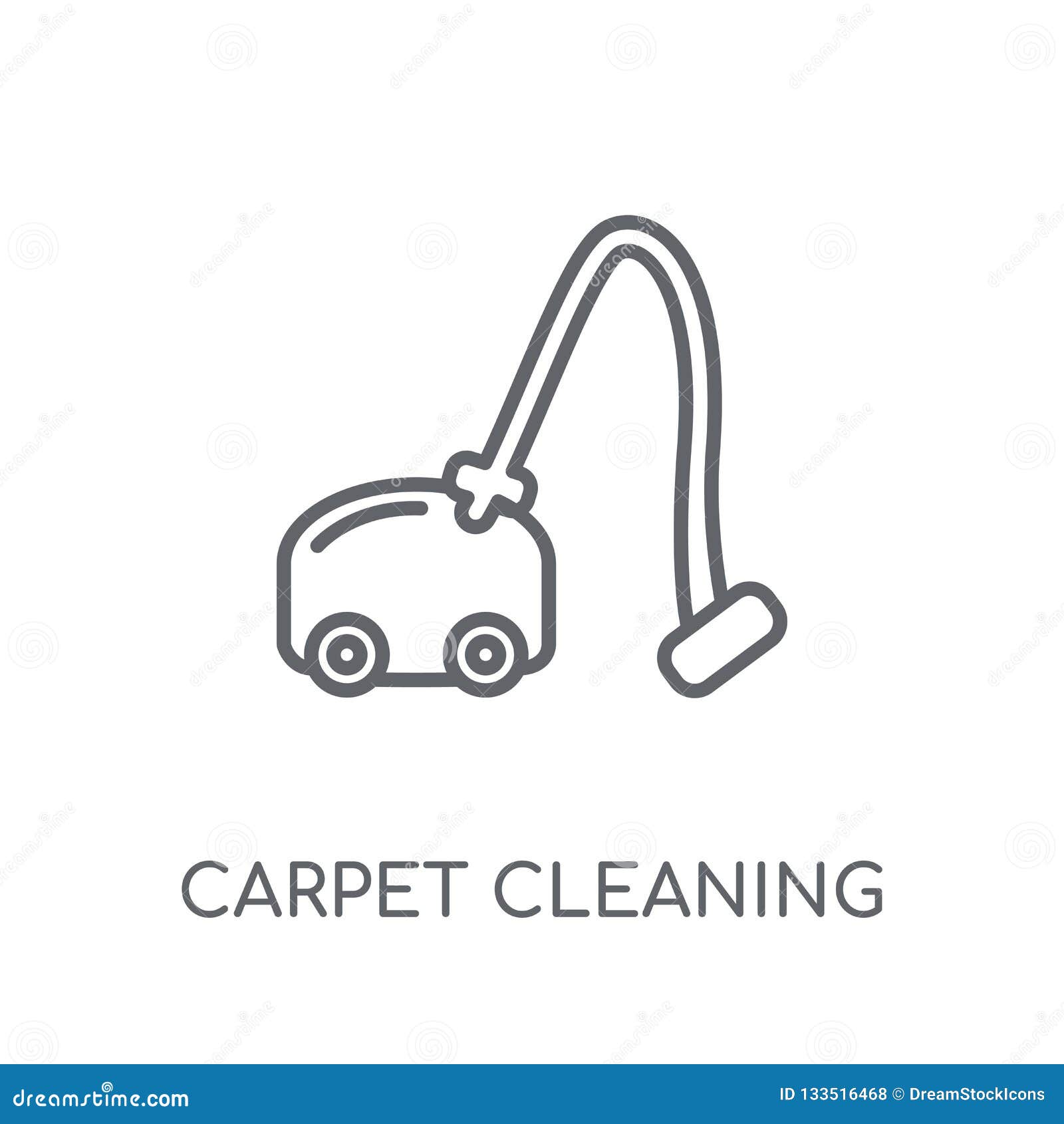 Carpet Cleaning Linear Icon. Modern Outline Carpet Cleaning Logo Stock ...
