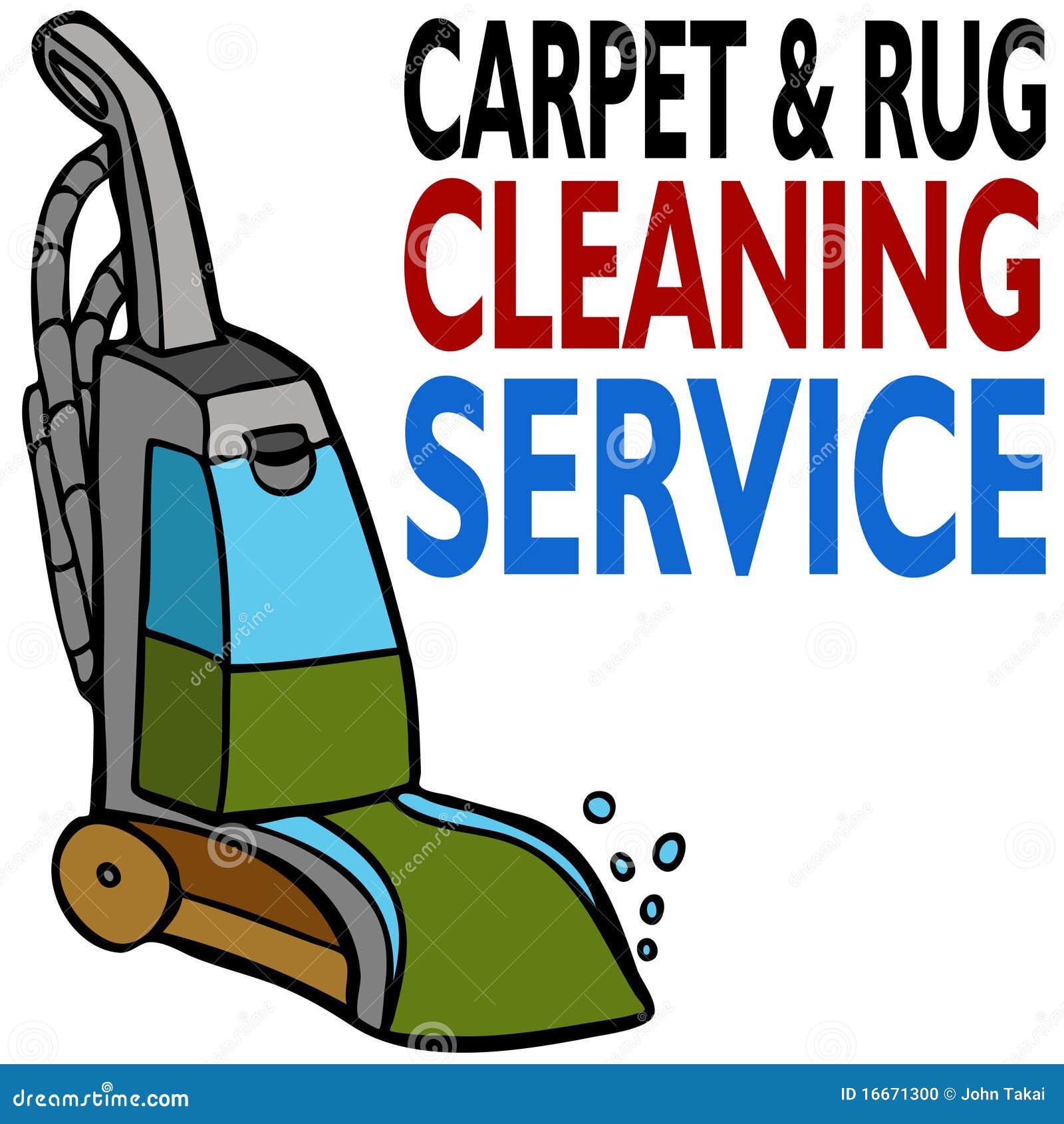 Carpet Cleaning Service Stock Photo Image 16671300