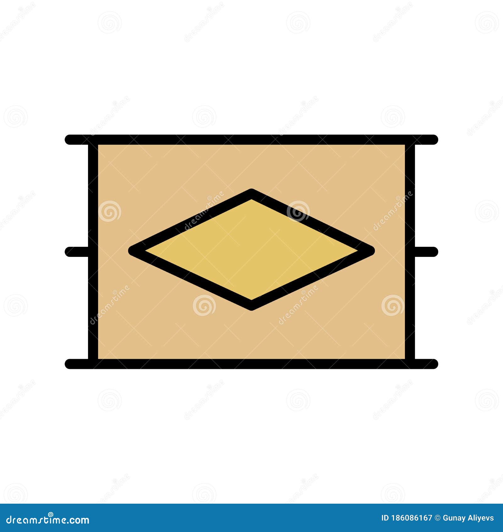 carpet, decoration icon. simple color with outline  s of wilderness icons for ui and ux, website or mobile