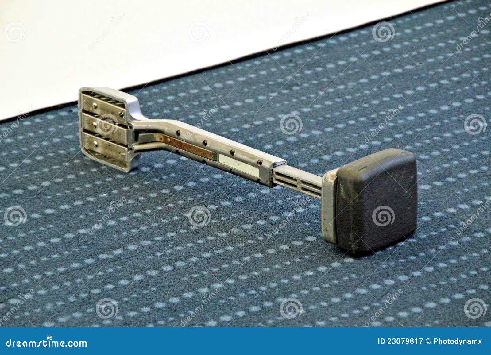 Carpet fitting tool stock image. Image of home, pile 23079817
