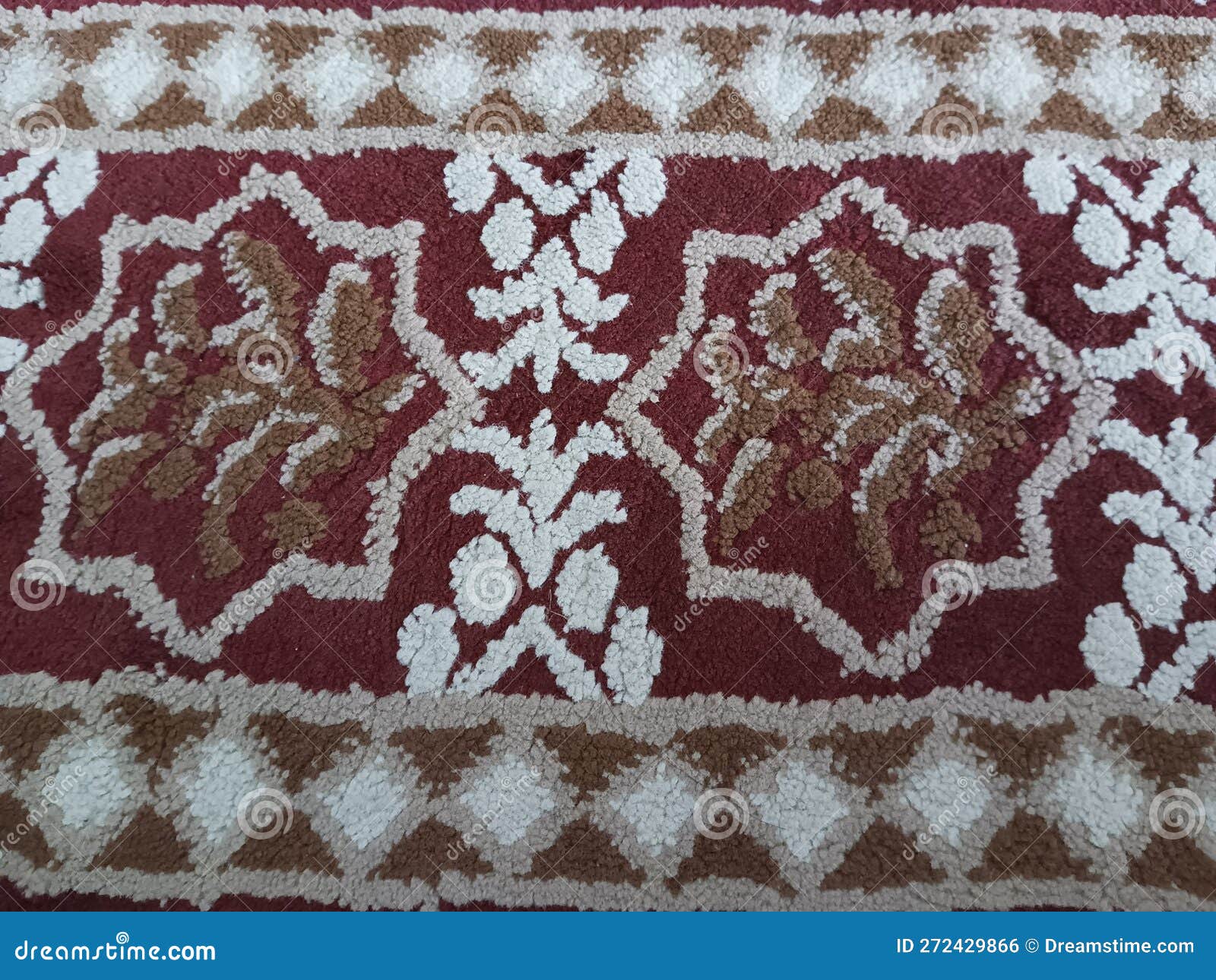 Carpet Motifs in the Aisyah Mosque Stock Photo Image of carpet