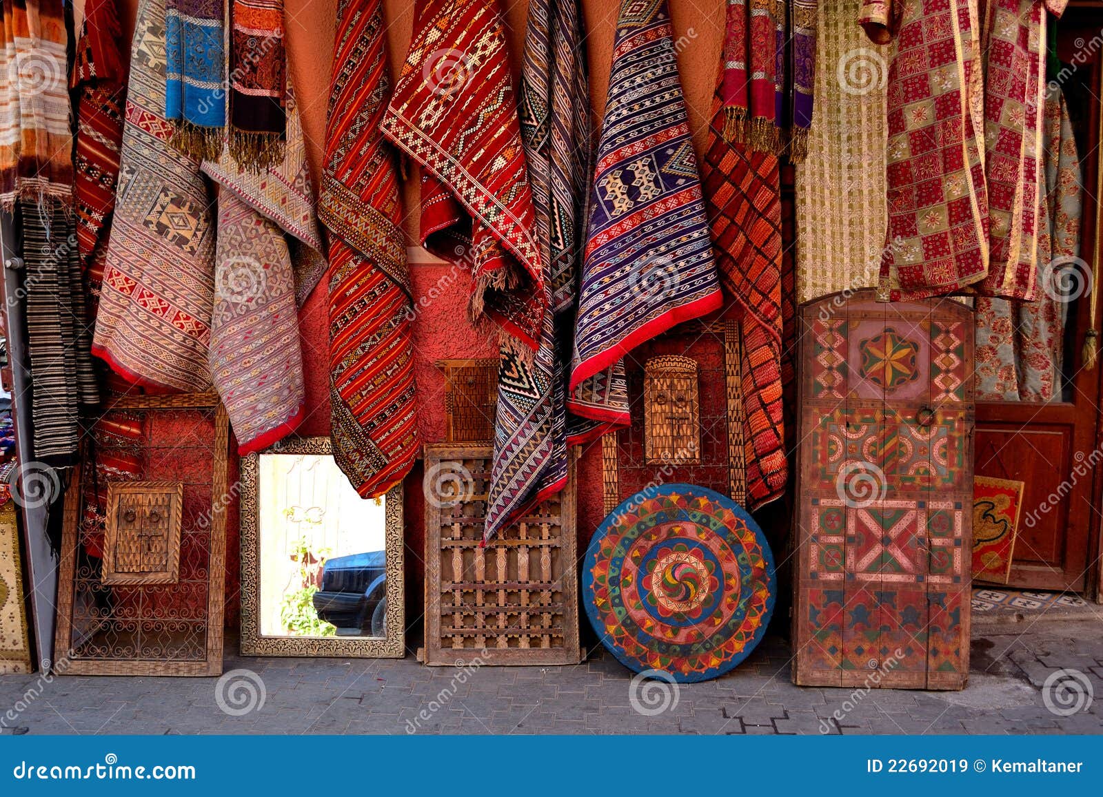 Carpet and rug store stock image. Image of morocco, colorful 22692019