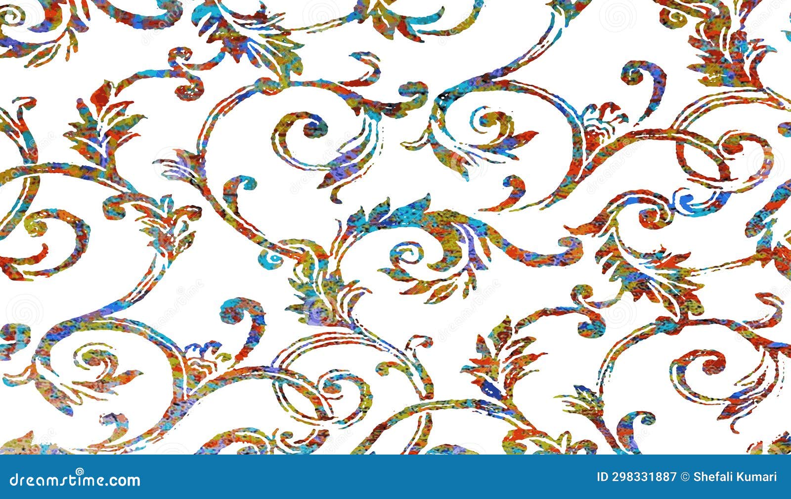 Carpet and Rugs Textile Design with Grunge and Distressed Texture