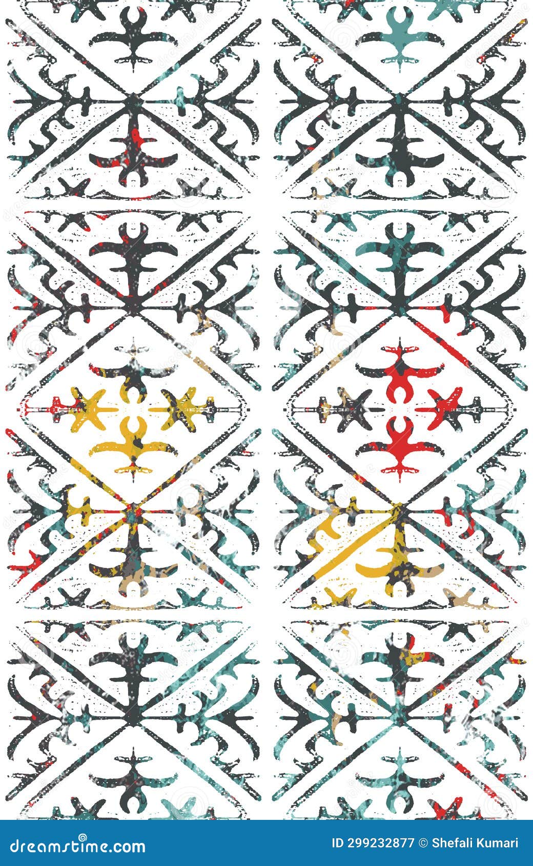 Carpet and Rugs Textile Design with Grunge and Distressed Texture