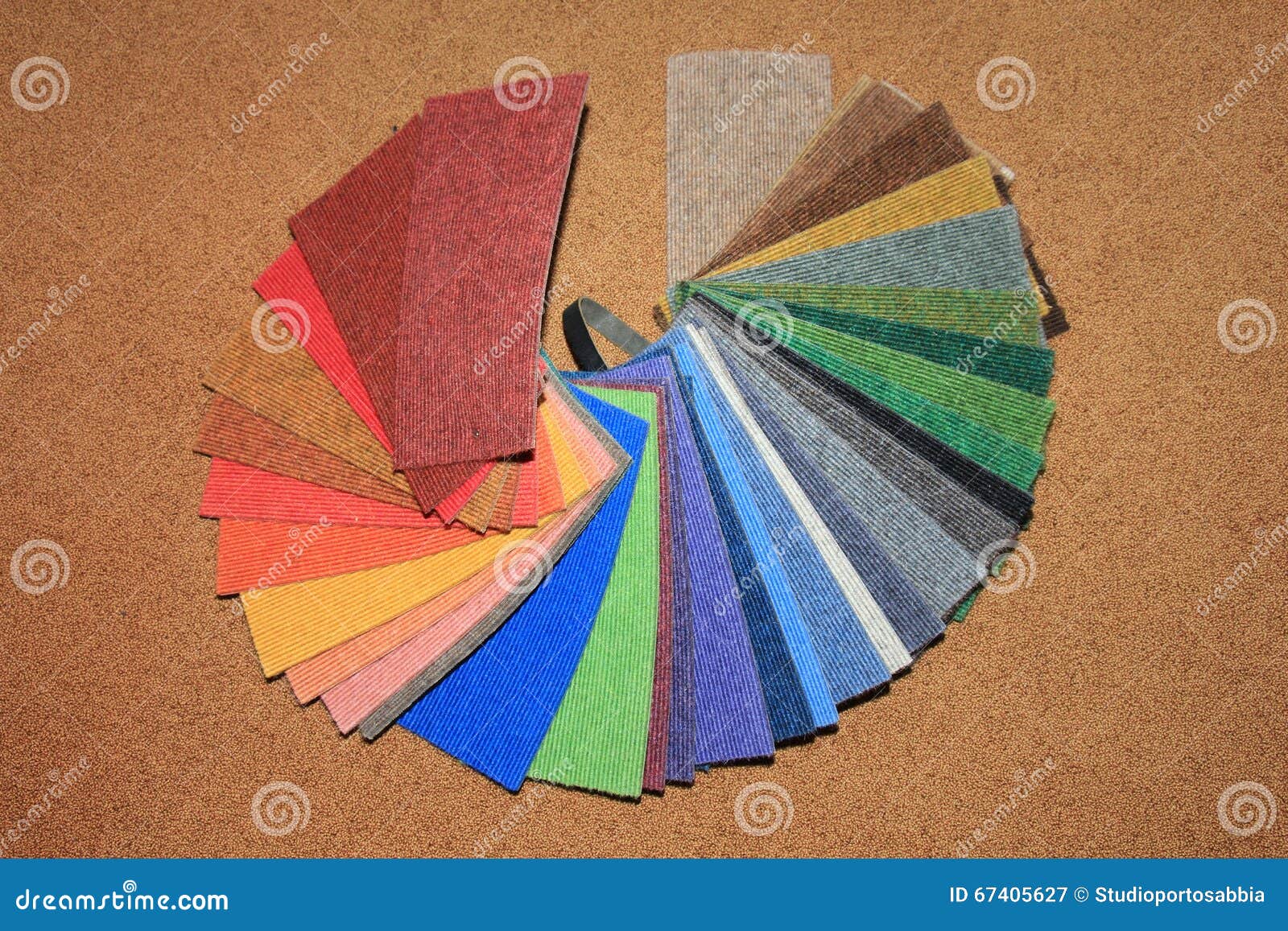Carpet swatches in a shop stock image. Image of fabrics 67405627