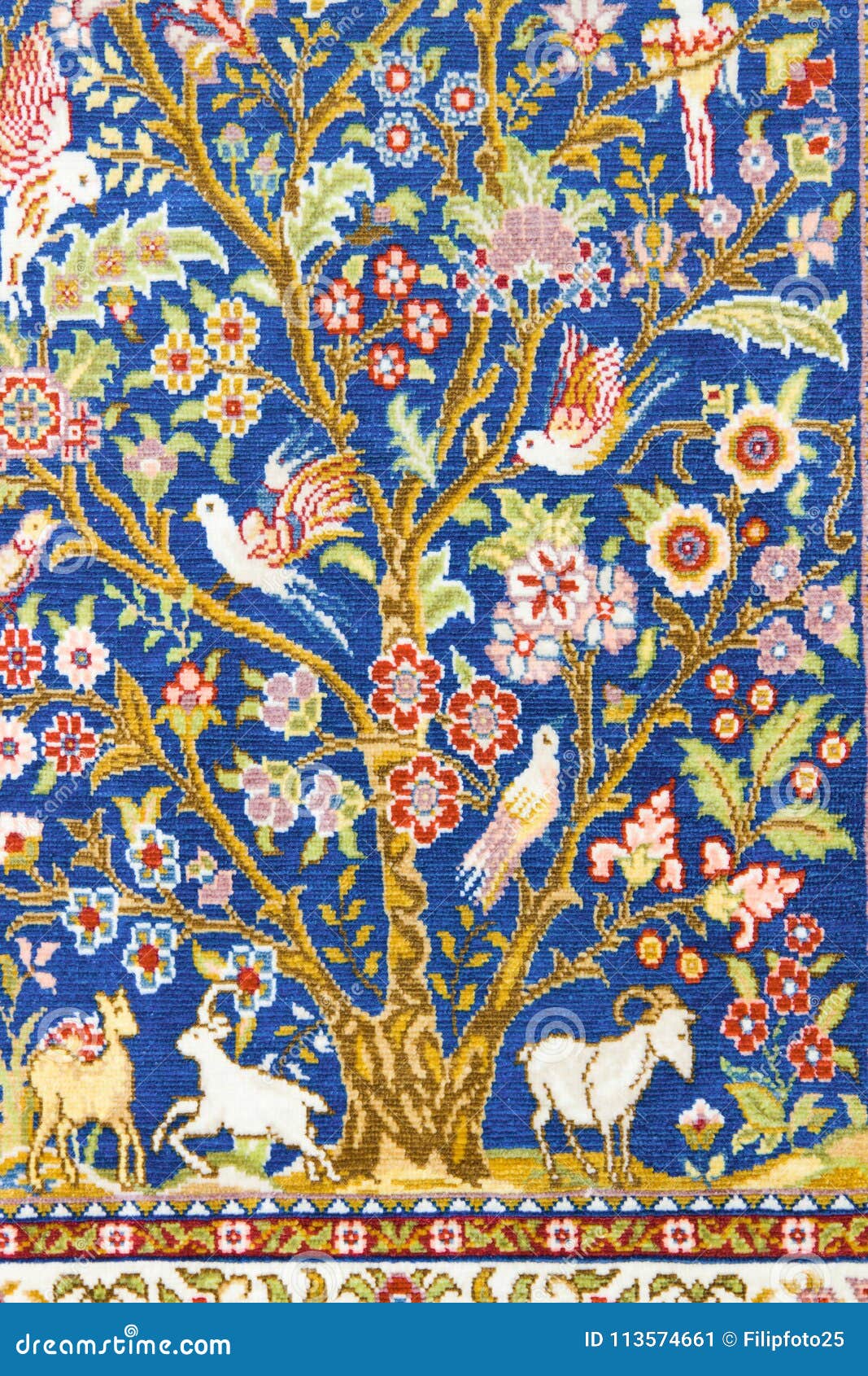 Carpet tree of life stock image. Image of hereke, arabic - 113574661