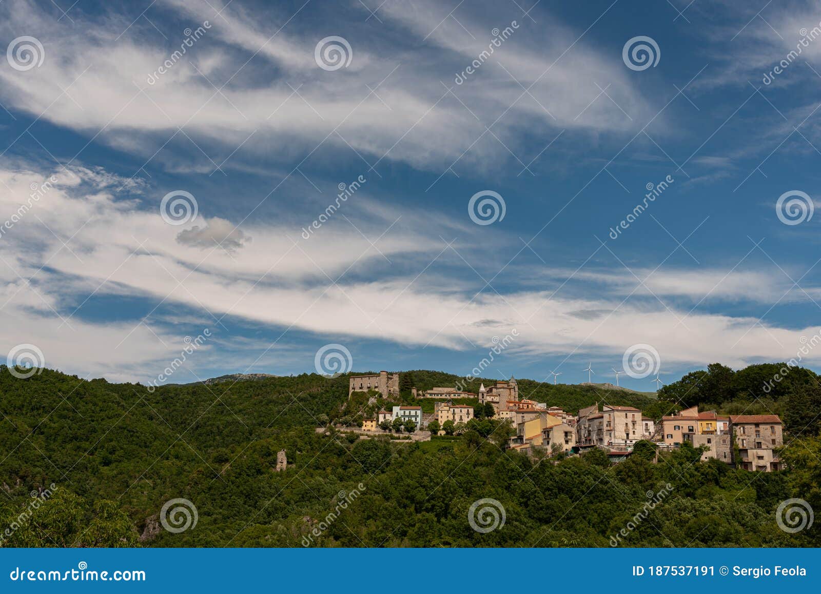 carpinone. italian town in the province of isernia in molise