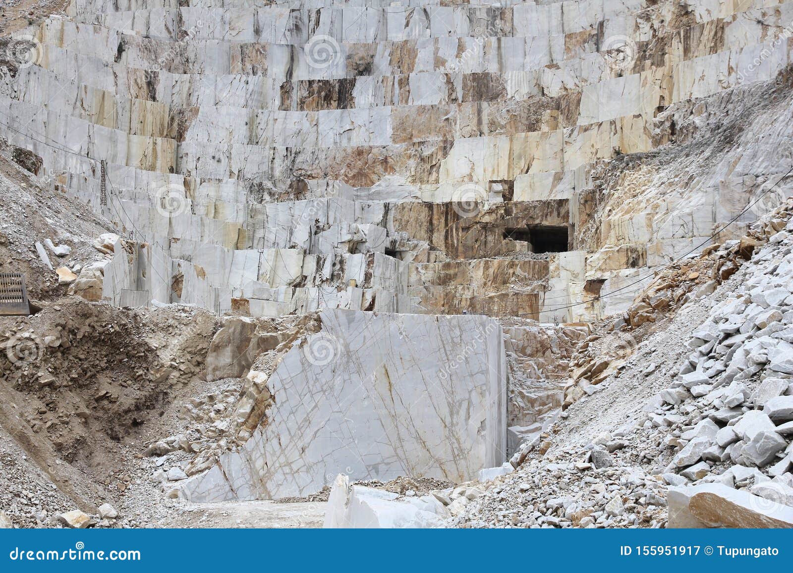  Carrara  marble  quarry stock image Image of industrial 