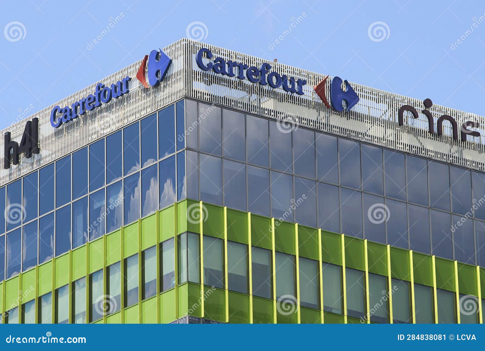 Carrefour Headquarters, in Bucharest, Romania Editorial Photo Image