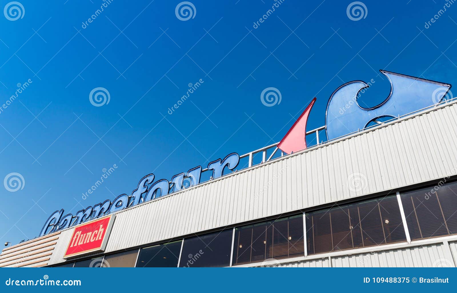 Carrefour Sign A Giant French Supermarket Chain Editorial Image carrefour-sign-a-giant-french-supermarket-chain-editorial-image