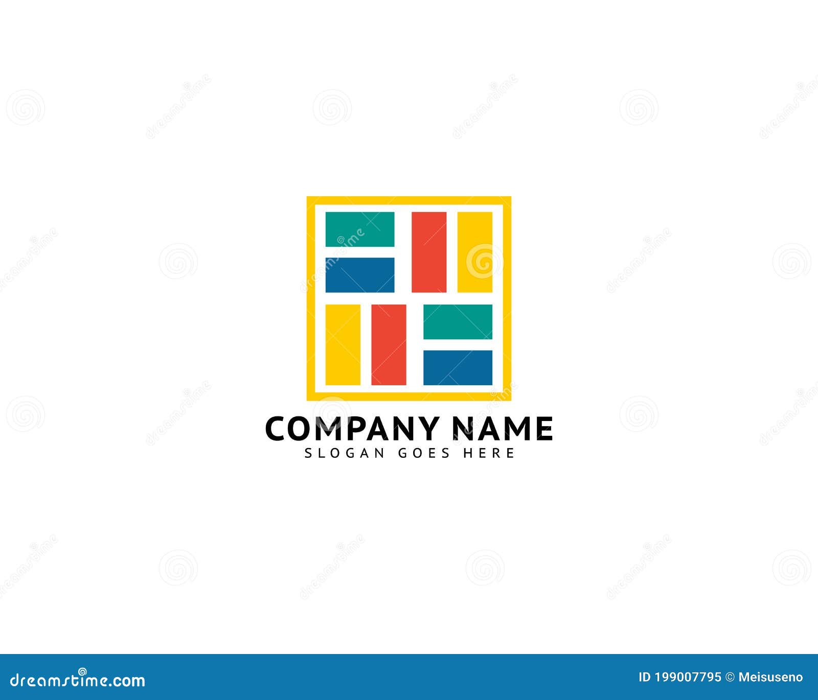 Carrelage Logo Design Template Illustration de Vecteur - Illustration
